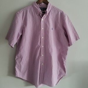 Ralph Lauren Classic Fit Button Down Cotton T-shirt Men's XL